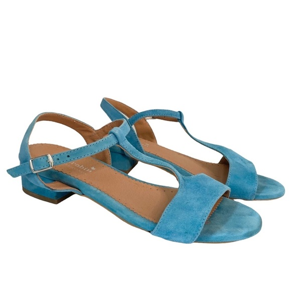 Anthropologie | Farylrobin Macarena Suede Heels Size 6 - Picture 2 of 11